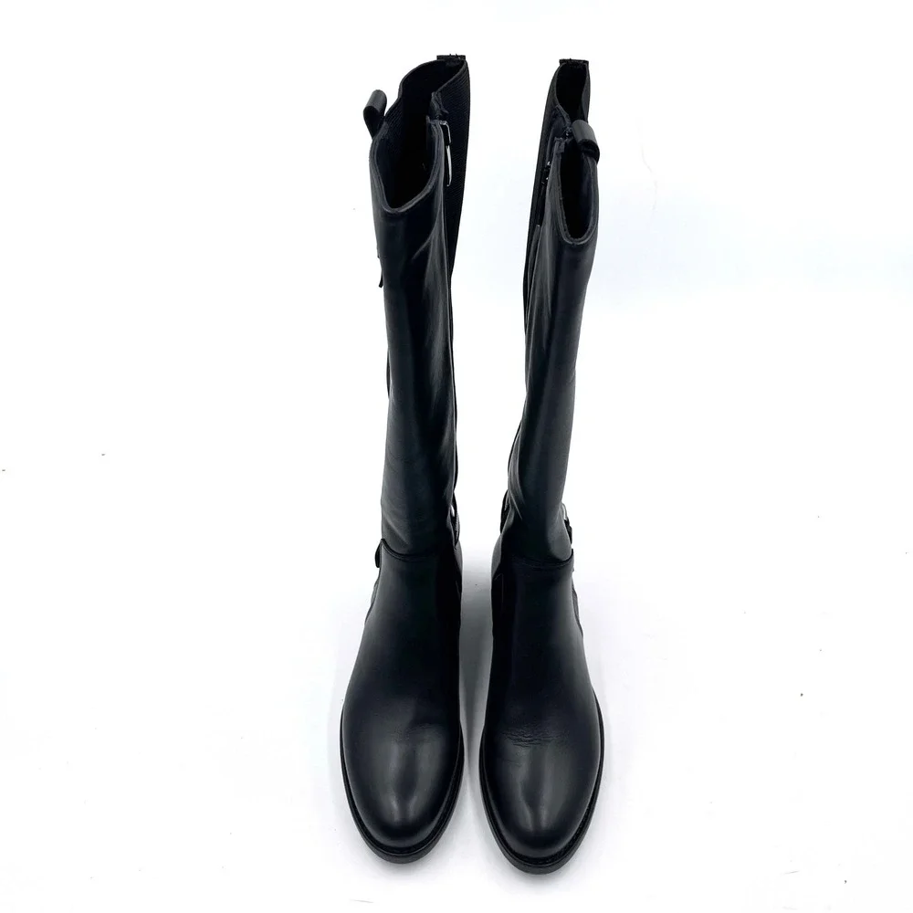 La Canadienne Sefora Boots Black Leather‎ Knee High Riding Sz 6